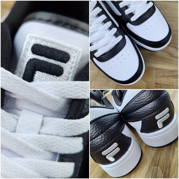 🩵NWT Fila A-Low White & Black Sneakers Size 8.5 - Picture 11 of 13